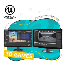 Unreal Engine 4. Игровой движок - КИБЕРшкола программирования для детей, компьютерные курсы для школьников, начинающих и подростков - KIBERone г. Электросталь