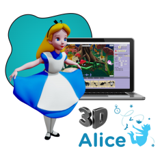 Alice 3d - КИБЕРшкола программирования для детей, компьютерные курсы для школьников, начинающих и подростков - KIBERone г. Электросталь