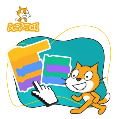 Scratch программирование для детей: Продвинутый уровень – создаём игры, как настоящие разработчики - КИБЕРшкола программирования для детей, компьютерные курсы для школьников, начинающих и подростков - KIBERone г. Электросталь