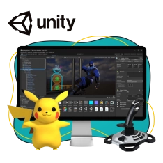 Мир игр на Unity 2D на популярном движке + AI-помощники - КИБЕРшкола программирования для детей, компьютерные курсы для школьников, начинающих и подростков - KIBERone г. Электросталь