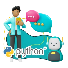 Умный чат-бот на Python на Telegram - КИБЕРшкола программирования для детей, компьютерные курсы для школьников, начинающих и подростков - KIBERone г. Электросталь