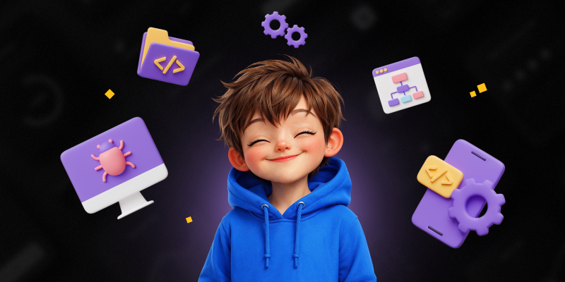 Идеальный сайт с нуля: код, дизайн и AI-помощник - КИБЕРшкола программирования для детей, компьютерные курсы для школьников, начинающих и подростков - KIBERone г. Электросталь